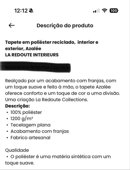 Tapete LaRedoute 160x230cm