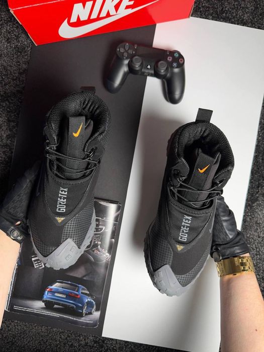 Мужские кроссовки Nike ACG Mountain Fly High Black Grey [41-46р]