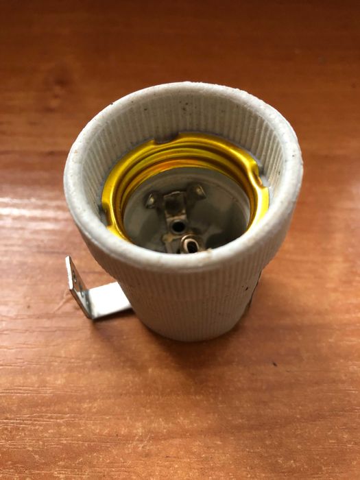 Oprawka ceramiczna 2 szt. do żarówki z typowym gwintem E27