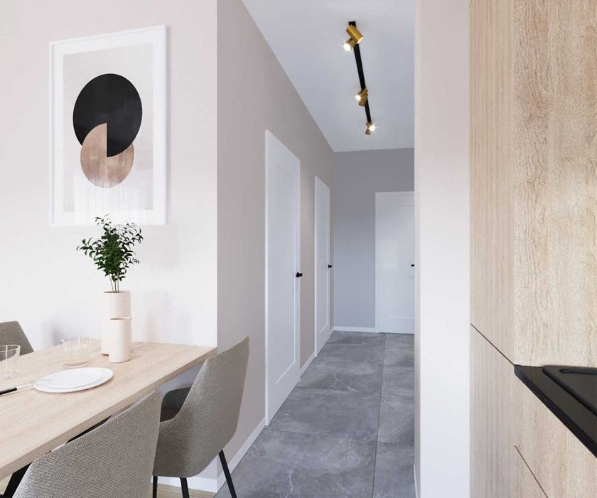 Śliczne, słoneczne mieszkanie 3 pokoje 55,83 m² ul. Przewóz Kraków - Widok 4