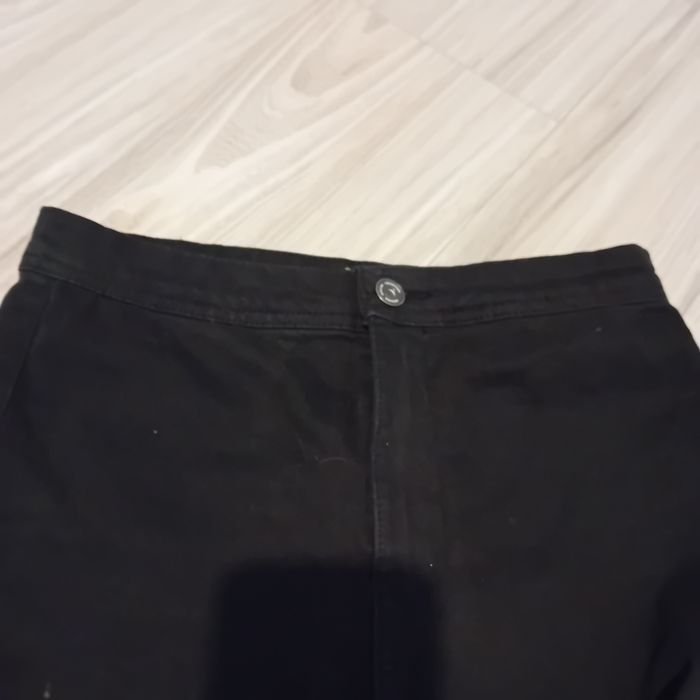 Bershka czarne jeansy rurki wysoki stan M