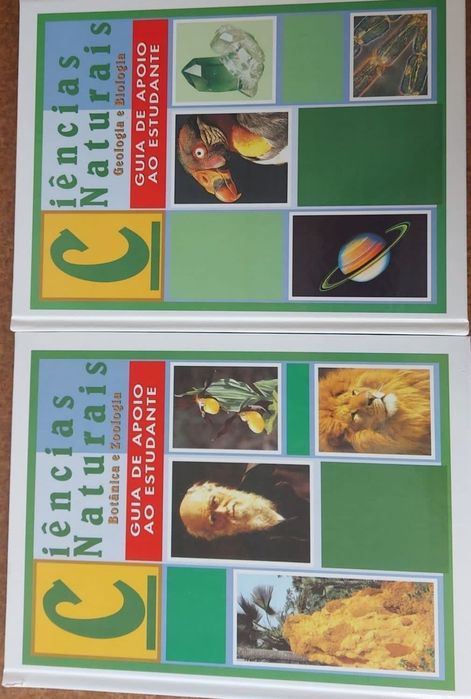 Ciências Naturais - Botânica  / Zoologia  / Geologia / Biologia  em 2 livros novos na caixa original