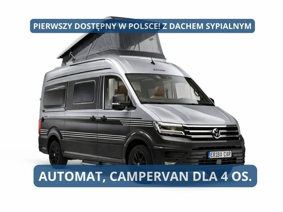 Hymer-Eriba Eriba Car 600 kampervan VW - TERAZ z DACHEM SYPIALNYM  Komfortowy campervan na bazie VW dla 4 osób, ERIBA CAR KRAKÓW