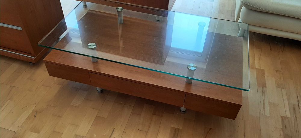 Stolik z kompletu ed Apple High Quality kolor Cherry AGATA Meble salon