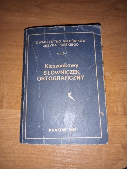 Stary kieszonkowy słownik ortograficzny