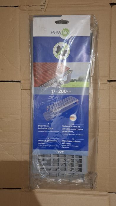 Siatka ochronna do zabezpieczania rynien przed liśćmi