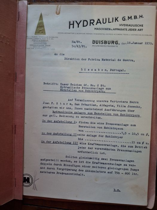 1939 catálogos alemaes fabrica material guerra braço prata militaria