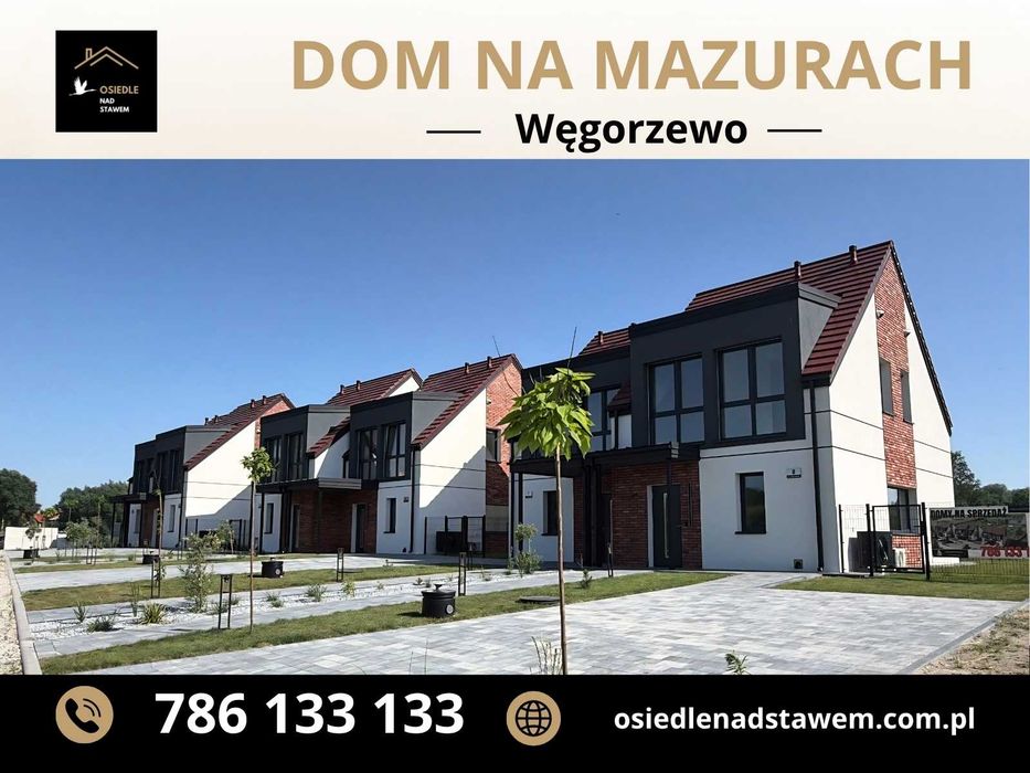 Dom z własnym stawem na Mazurach Węgorzewo