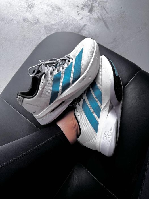 БІГОВІ! Adidas Adizero Boston 13 White/Pure Teal 36 - 45 адідас