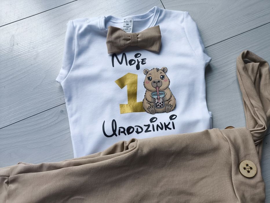 Komplet na pierwsze urodziny dla chłopca rok