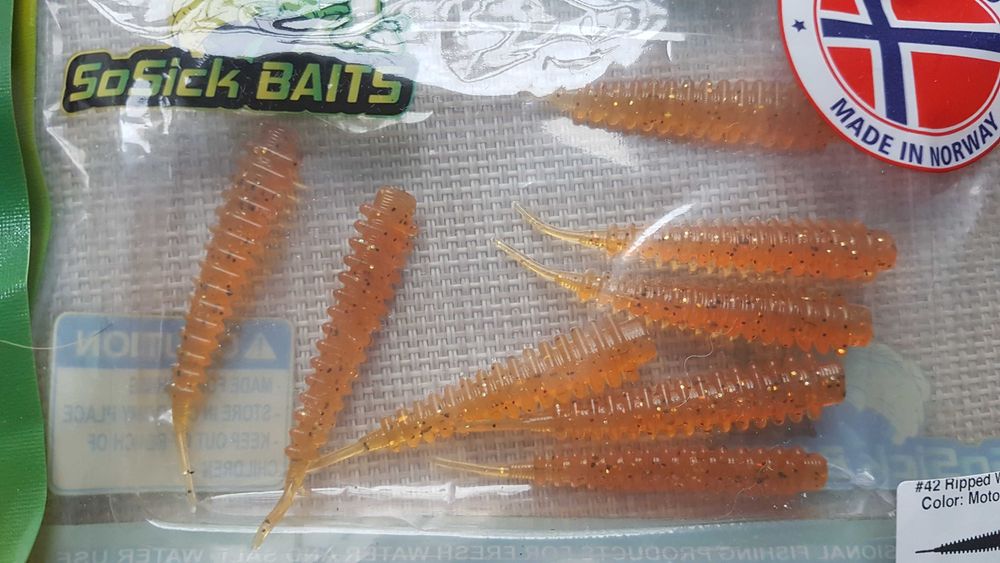 ustawić Silikonowe przynęty wędkarskie firmy *SoSick Baits.*-Norwegia