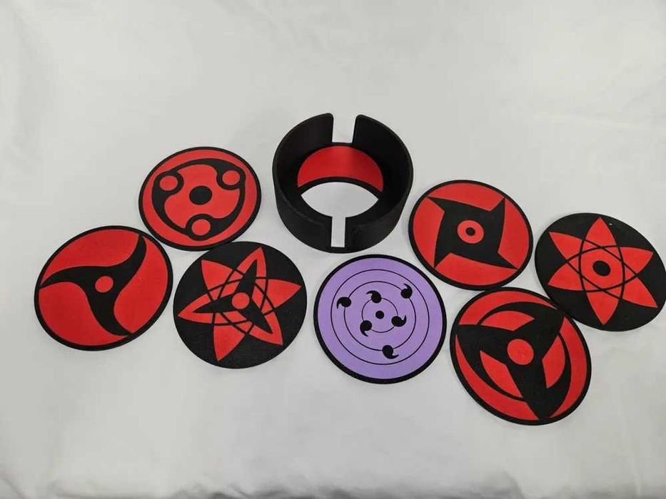 Porta-copos Mangekyō Sharingan Naruto