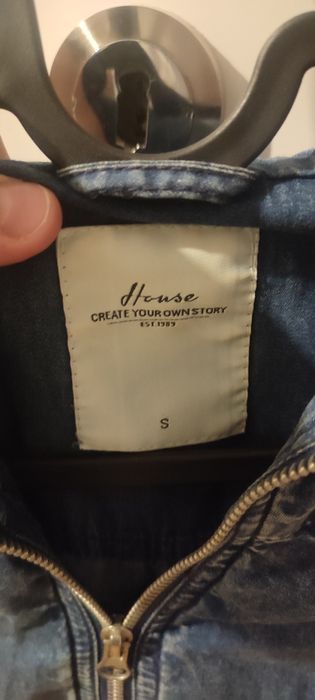 Kurtka jeansowa cienka r. S jak NOWA