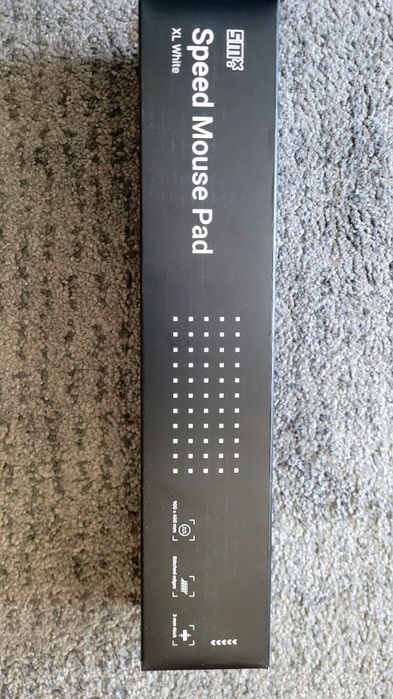 Podkładka gamingowa nowa biała pod myszkę Silver Monkey Speed Mouse XL