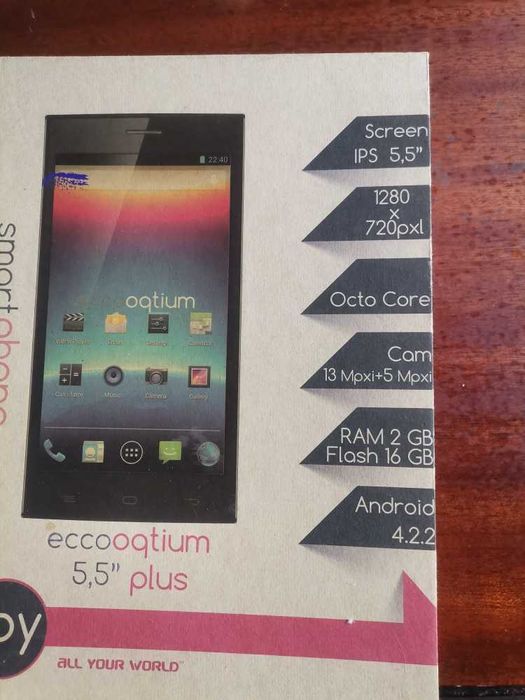 Smartphone I-Joy Eccooqtium 5.5" Plus64552453736834122