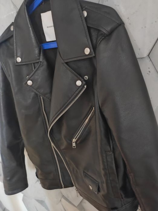 Czarna ramoneska męska RRSERVED