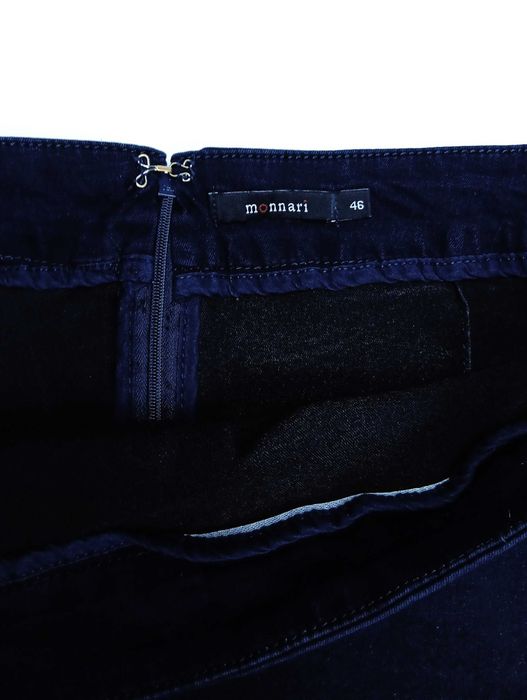 Granatowa jeansowa krótka spódnica damska Monnari rozmiar M/L