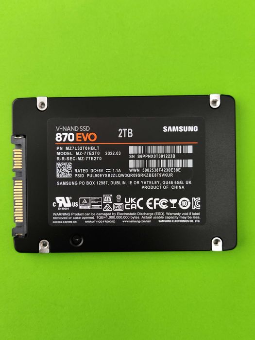 ssd samsung 870 evo 2tb - Купити електроніку - Ціни на OLX.ua