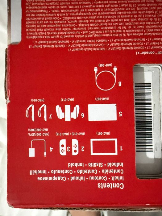 Nintendo Switch em excelente estado – com caixa e todos os acessórios