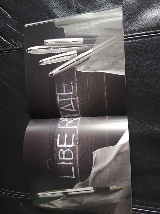 Livro catálogo Montblanc "Expressions", a cultura de escrever