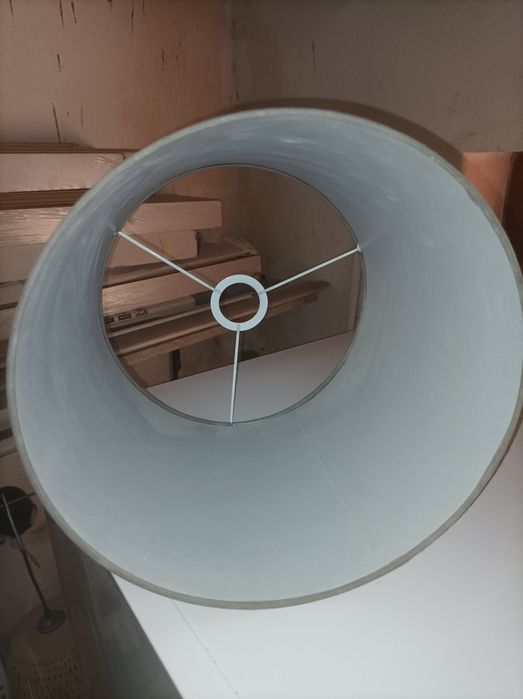 Abajur cinzento para candeeiro