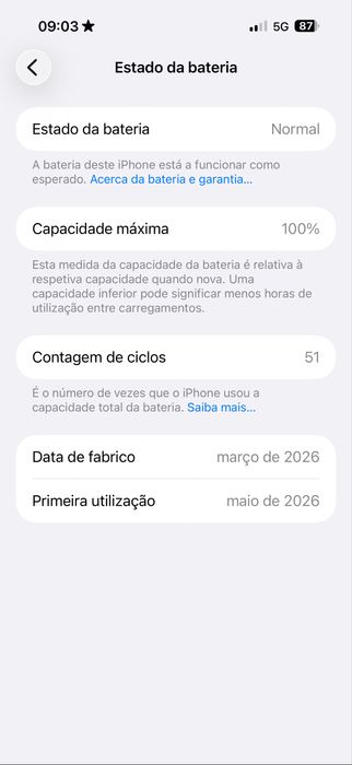 Iphone 17 pro max 256G NOVO com acessorios