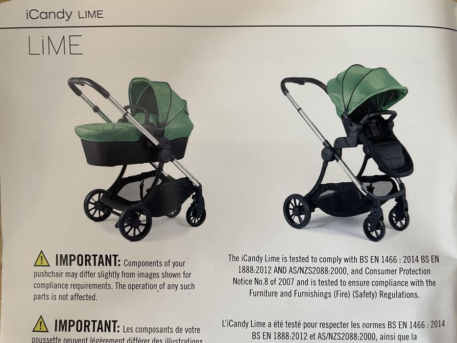 Carrinho bebé DUO iCandy (alcofa + assento)