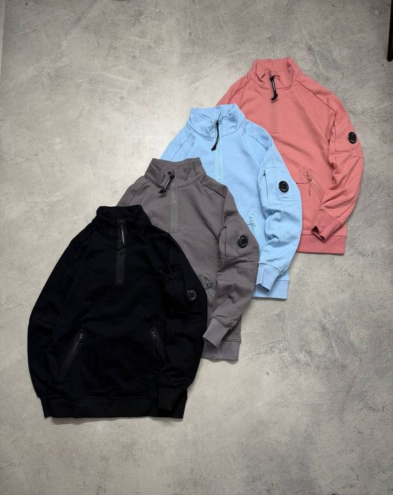 Чоловіча кофта / світшот C.P. Company на блискавці (Zip Hood/Sweatshirt) з лінзою