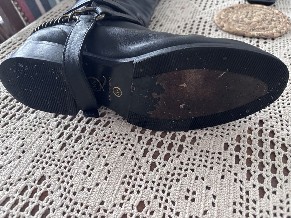 Kozaki oficerki Mcq Alexander Mcqueen Mqueen skora 37