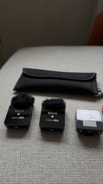 Mikrofony Rode Wireless Go II + przejściówki