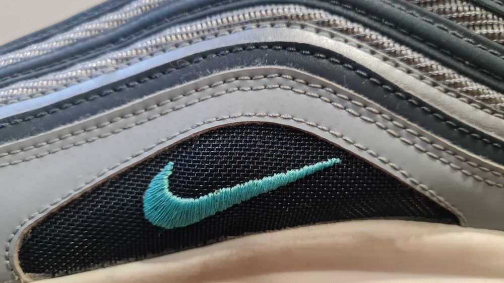 Nike Air Max 97 azuis e cinza