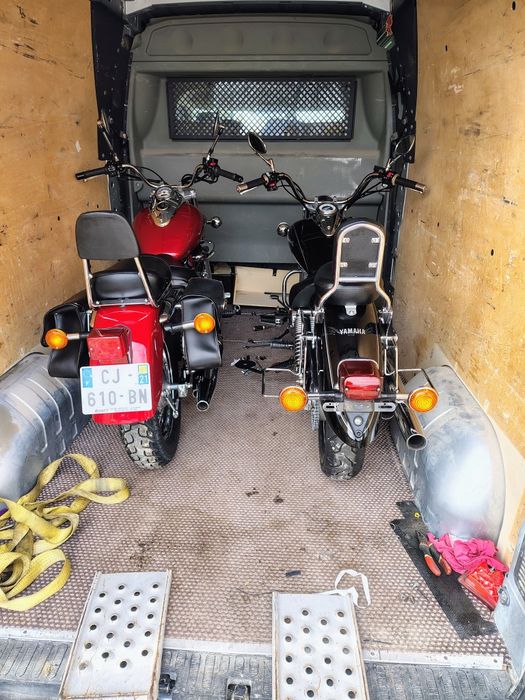 Transport motocykli , quadów.