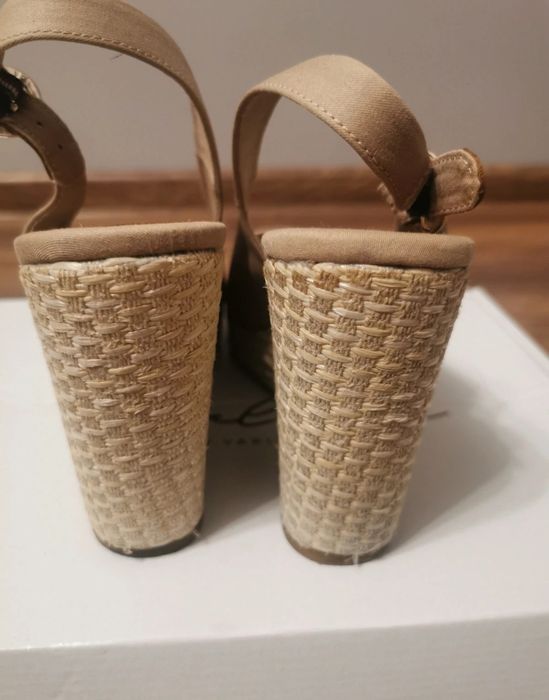 Buty espadryle na koturnie Tommy Hilfiger