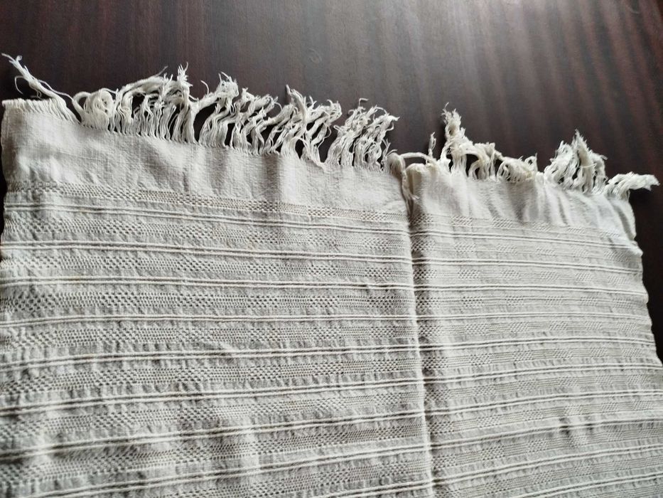 Individual em linho de mesa retangular