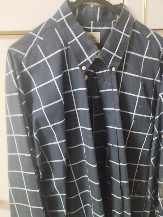 Camisa lacoste azul