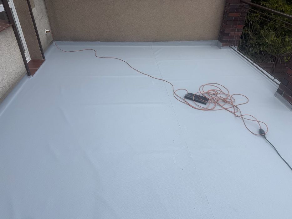Montaz  Membrana PCV hydroizolacja na tarasy balkony dachy