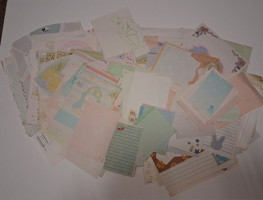 Folhas de colecção anos 80