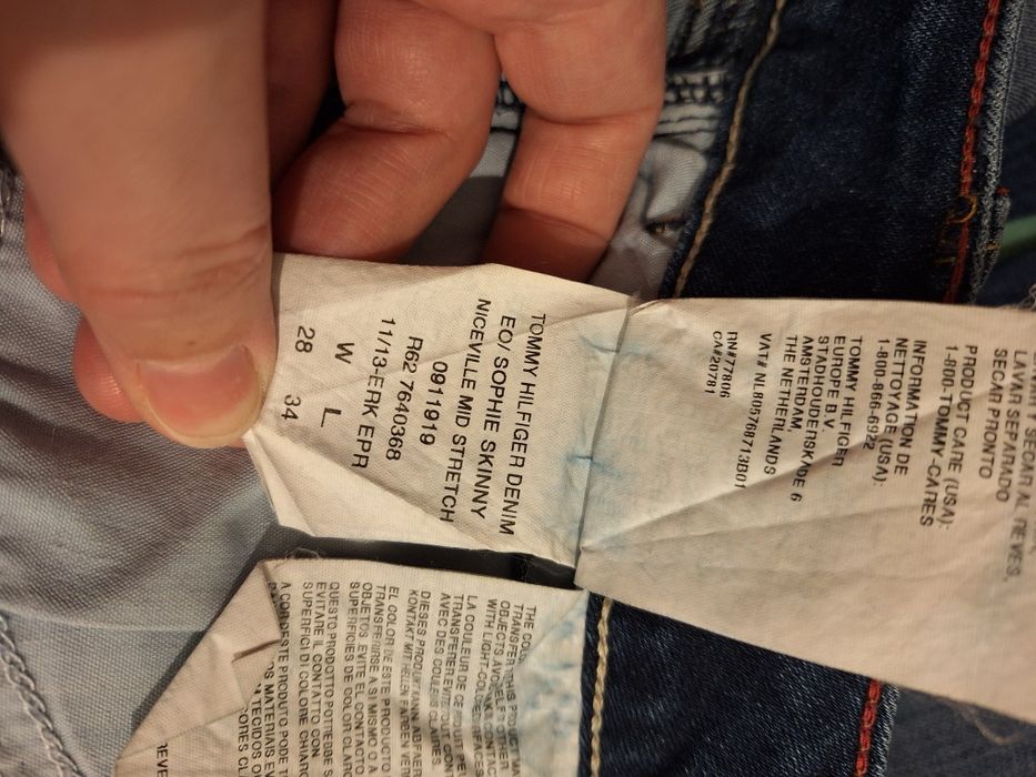 Tommy Hilfiger, damskie spodnie dżinsowe, r. 28/34
