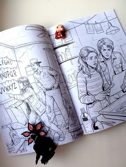 Розмальовка Дивні Дива Stranger things