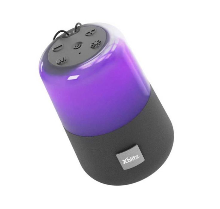 Głośnik Bluetooth RGB Świeci Kolorowo Xblitz Master Go USB Karta SD Radio Nowy
