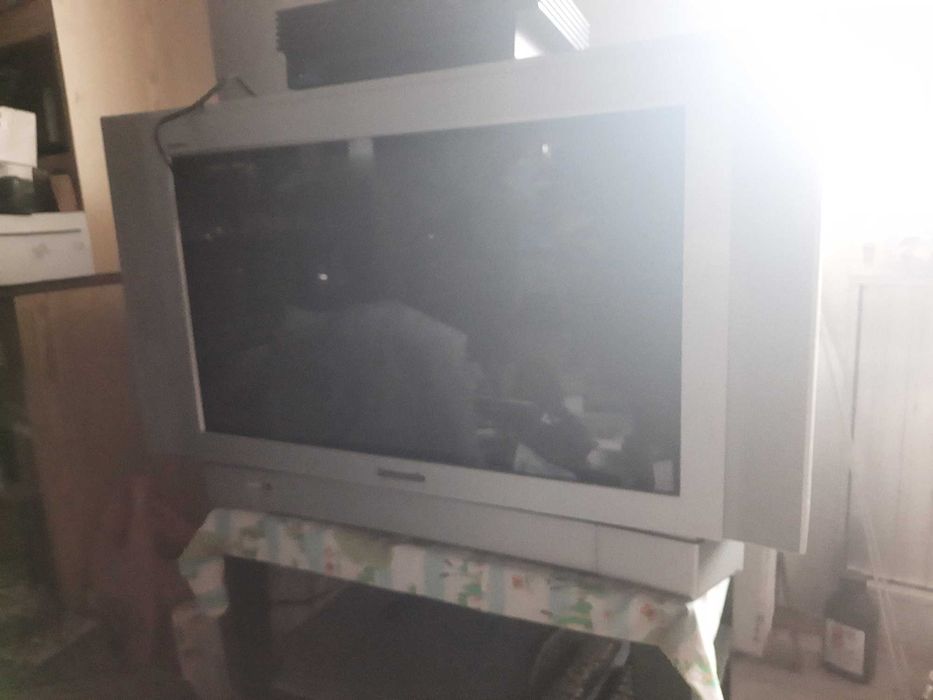 TV CRT Panasonic Plano Retrogaming