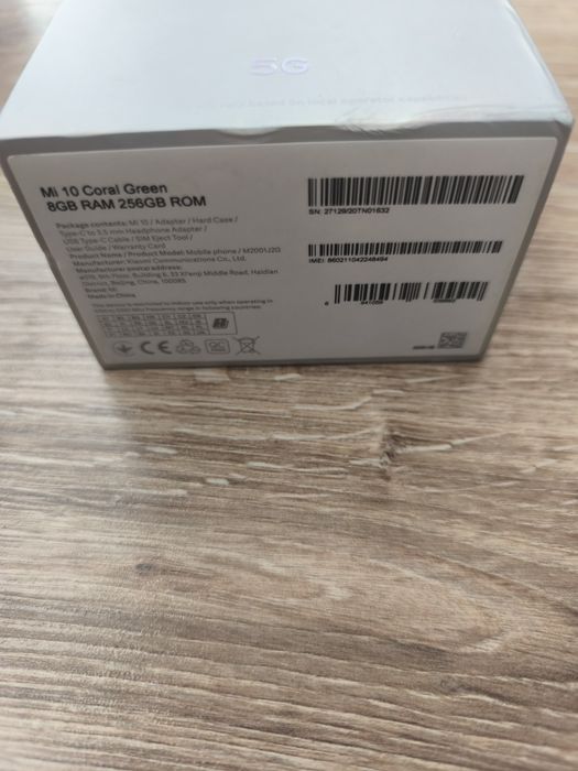 Smartfon Xiaomi Mi 10 5G Coral Green 8/256GB