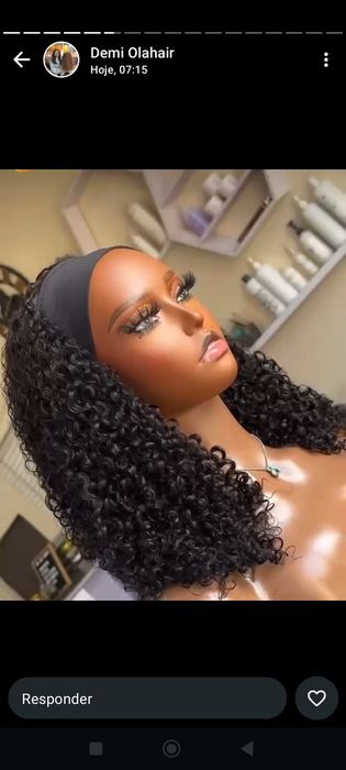 Perucas e cabelos originais 100% humanos