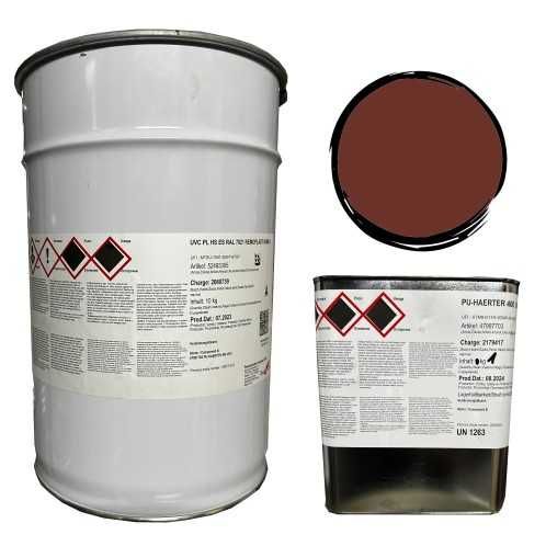 Farba na dachy poliuretanowa REMOPLAST UVC 10kg + 1kg utwardzacz, wszystkie kolory