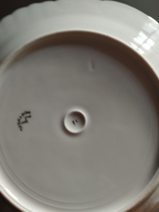 3 Pratos de serviço Vista Alegre(1947 a 1968)