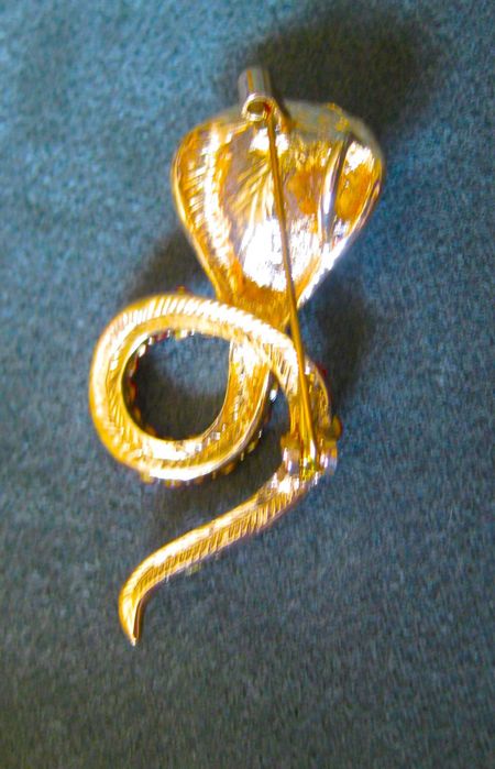 Alfinete / Broche / Pregadeira Cobra NOVO