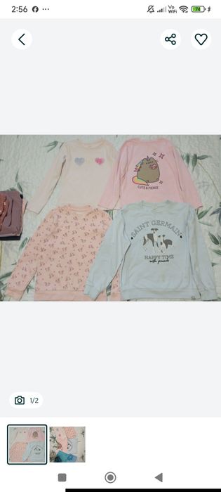 Світшоти, кофтинки / Міні пакет одягу на 134 см