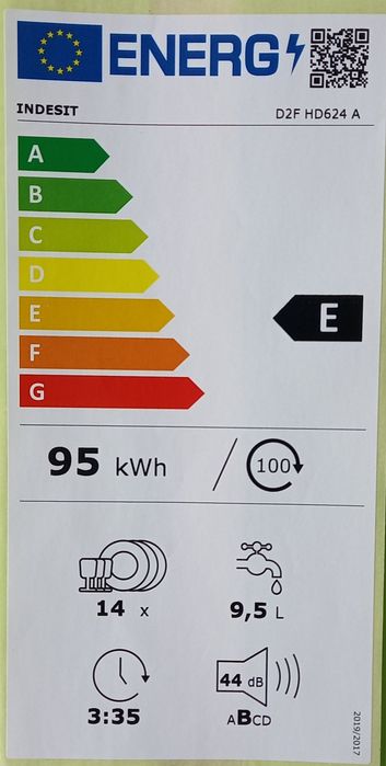 Máquina de lavar loiça INDESIT D2F HD624 A