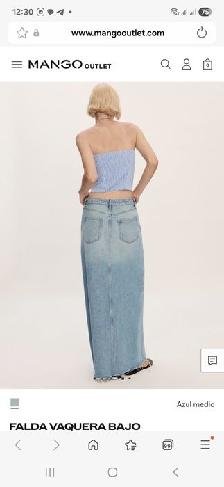 Продам, спідницю, Mango, розмір S, більшомірить на розмір  М,