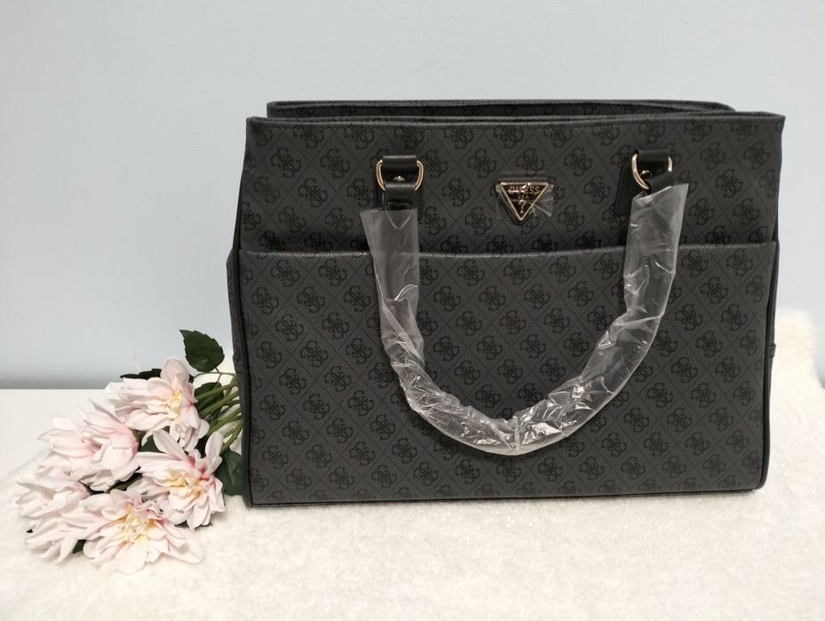 Torba podróżna Guess monogram, torebka shopper, Walentynki